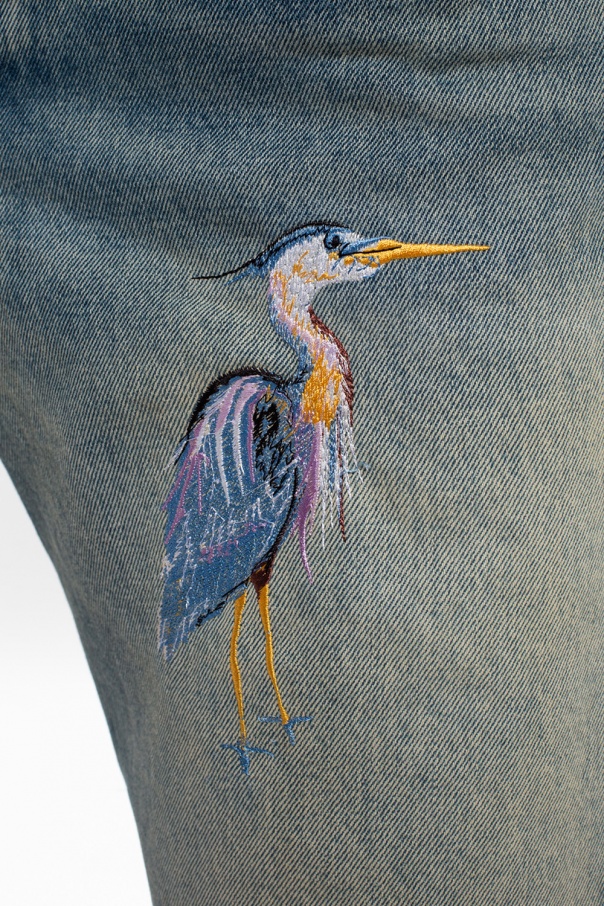 Gray Seamless Leggings by Heron Preston on Sale