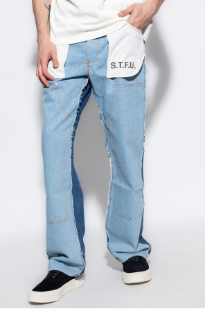 Heron Preston Jeans with inside-out effect