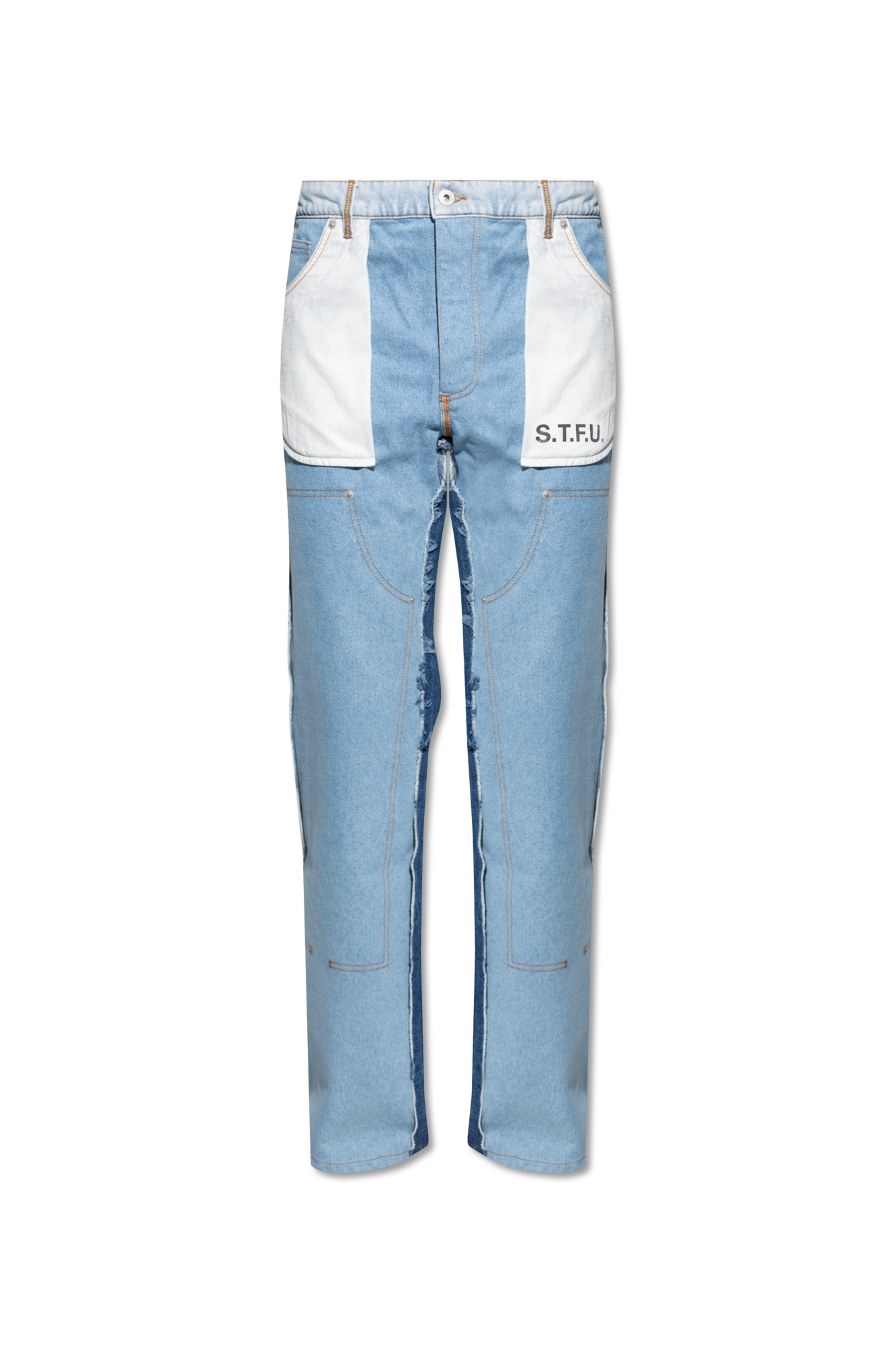 Heron Preston Jeans with inside-out effect