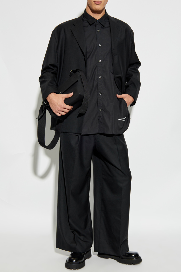 Comme des Garçons Homme Plus Wool pleated trousers