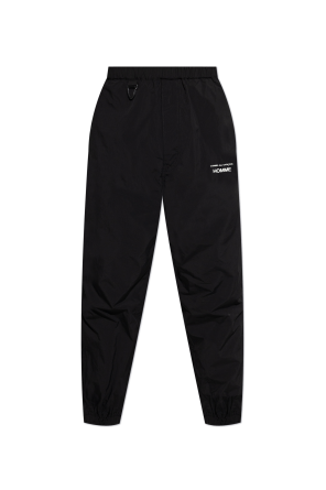 Trousers with logo