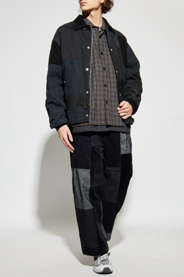 Comme des Garçons Homme Plus Trousers made from combined fabrics
