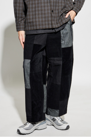 Comme des Garçons Homme Plus Trousers made from combined fabrics