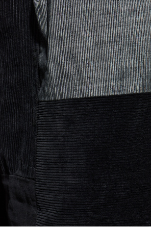 Comme des Garçons Homme Plus Trousers made from combined fabrics