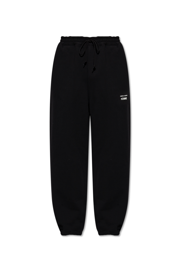 Sweatpants with printed logo od Comme des Garçons Homme Plus