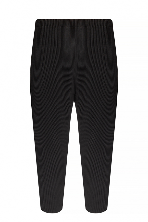 Neil Barrett monogram panel track pants Pleated trousers