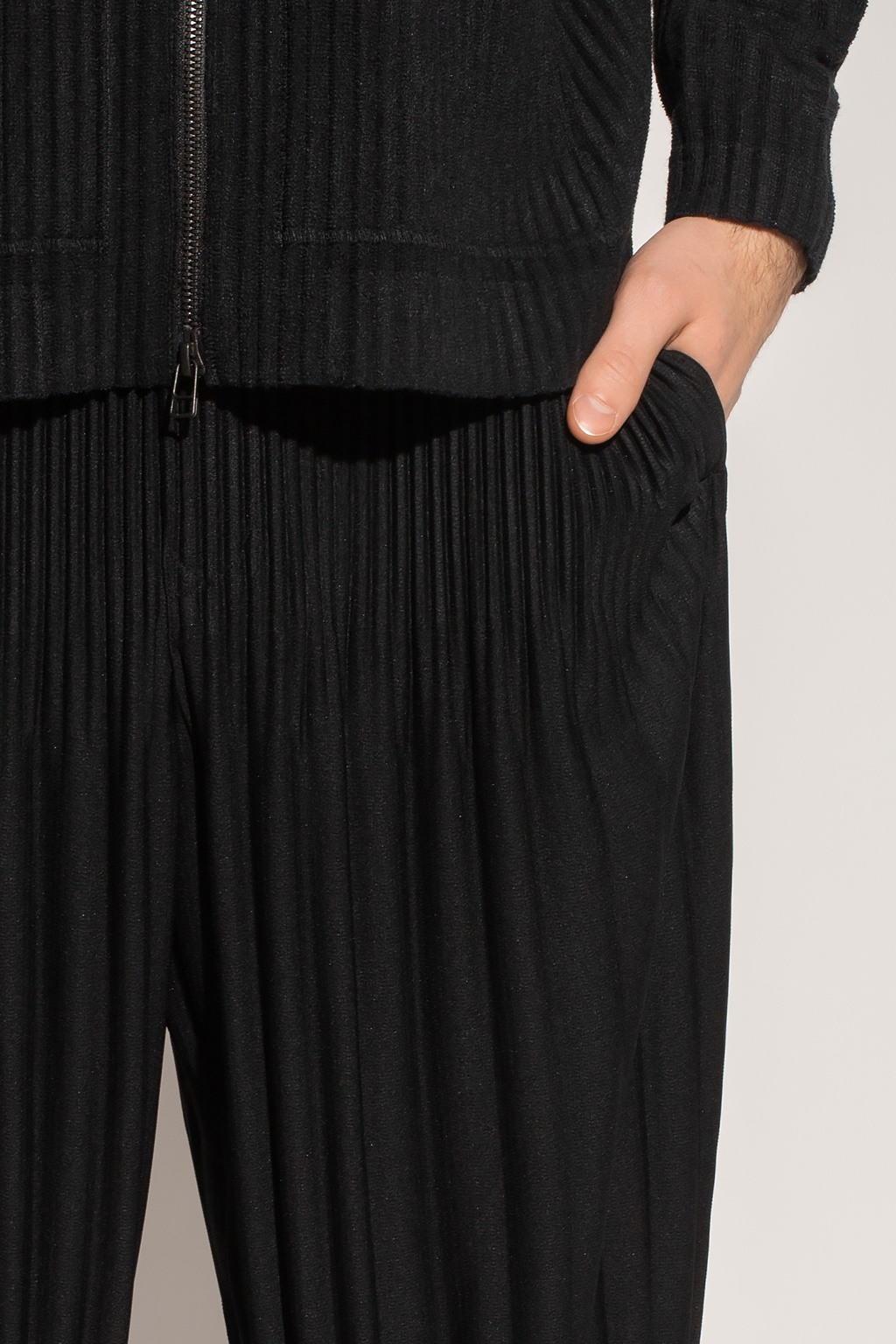 Zara Men Issey Miyake Pleated Trousers Pants Mens Fashion Bottoms  Trousers on Carousell
