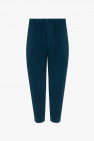 Issey Miyake Homme Plisse GREEN Pleated trousers