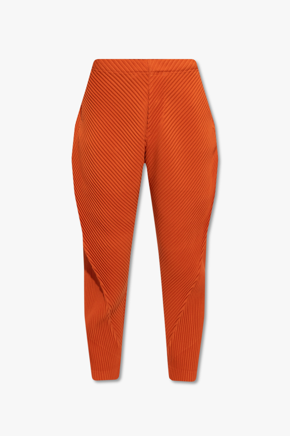 Hollister Leggings con elastico con logo in vita neri Ribbed trousers with wide legs