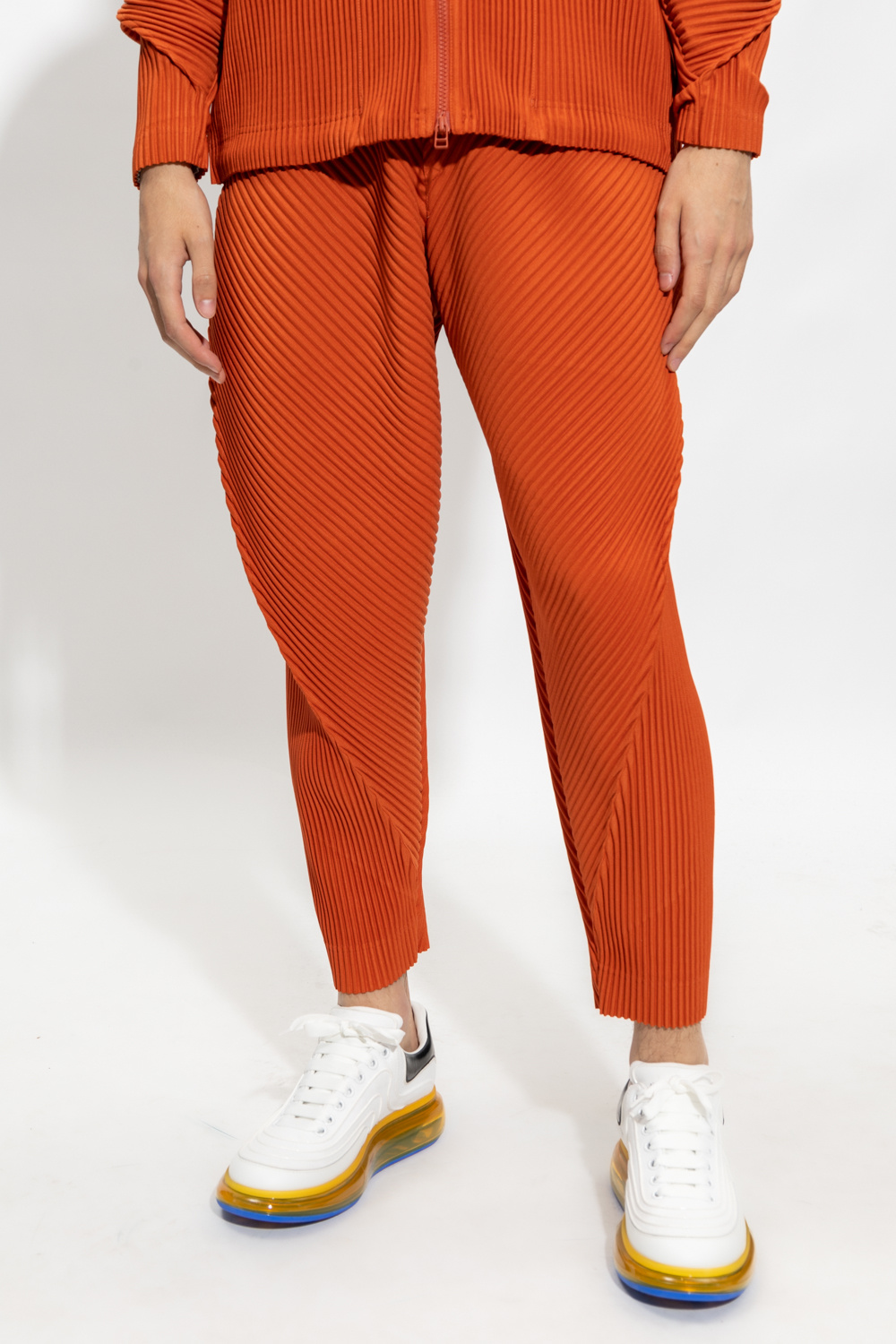 Hollister Leggings con elastico con logo in vita neri Ribbed trousers with wide legs