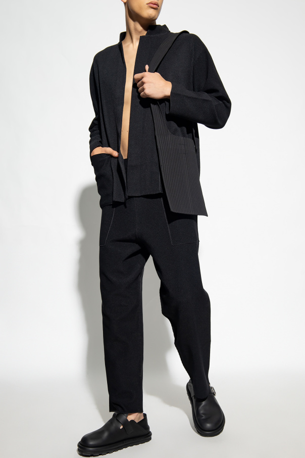 Issey Miyake Homme Plisse Ribbed trousers