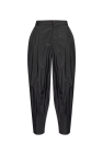 Homme Plissé Issey Miyake BLACK Nylon Trousers by Issey Miyake Homme Plisse