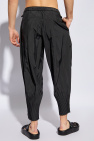Homme Plissé Issey Miyake BLACK Nylon Trousers by Issey Miyake Homme Plisse