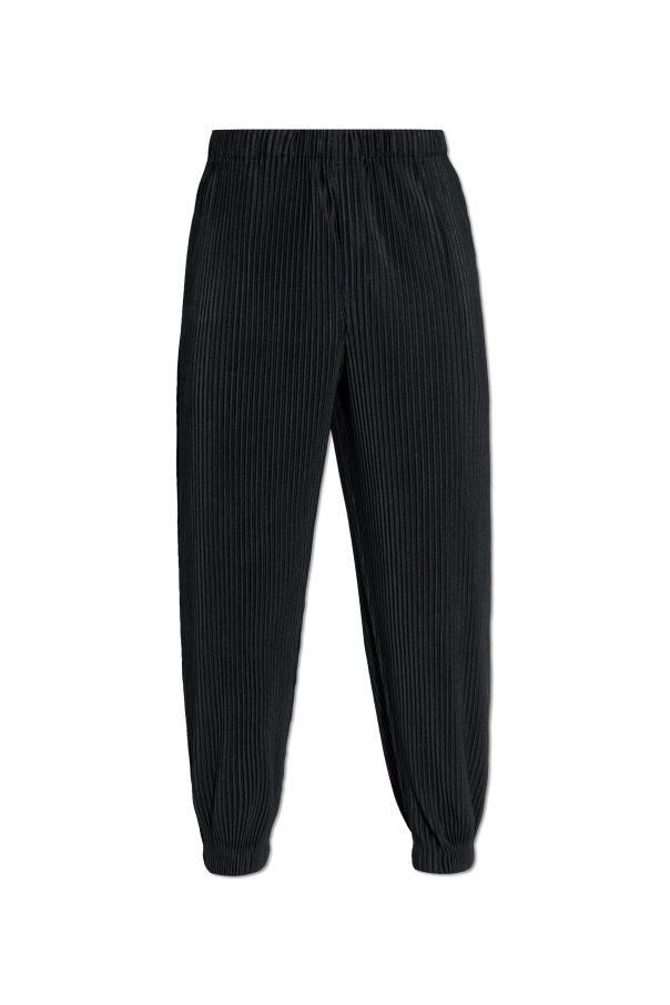 Homme Plisse Issey Miyake Pleated trousers by Homme Plisse Issey Miyake