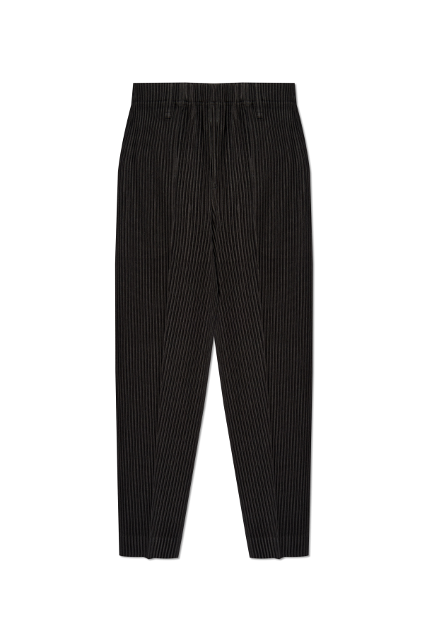 Homme Plissé Issey Miyake Pleated trousers with crease