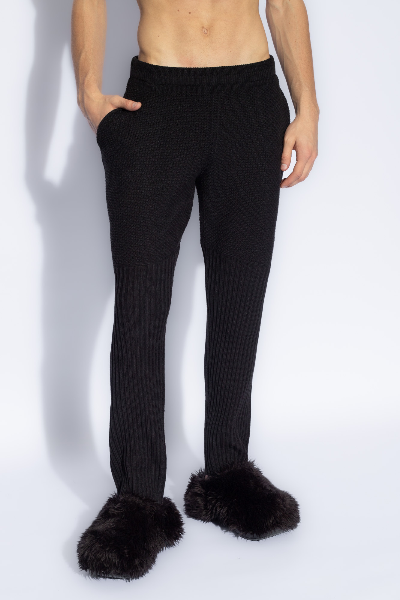 Homme Plissé Issey Miyake Ribbed trousers