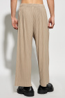 Homme Plissé Issey Miyake beige Pleated Pants