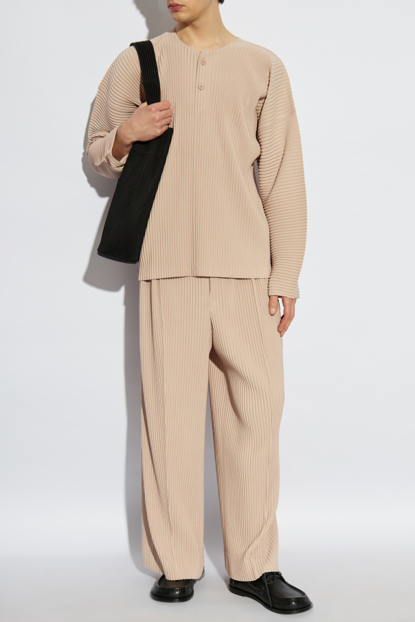 Homme Plissé Issey Miyake Pantalones plisados