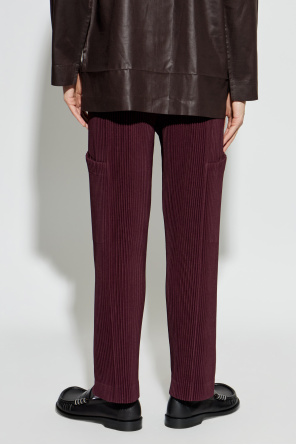 Homme Plissé Issey Miyake Pantalones plisados