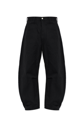 Wrinkled-effect jeans