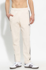 ADIDAS Originals cream Trousers with logo