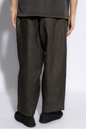 Yohji Yamamoto Loose-fitting linen trousers