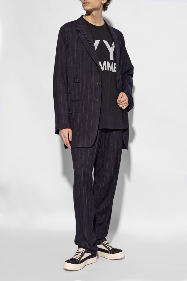 Yohji Yamamoto Column trousers with pockets