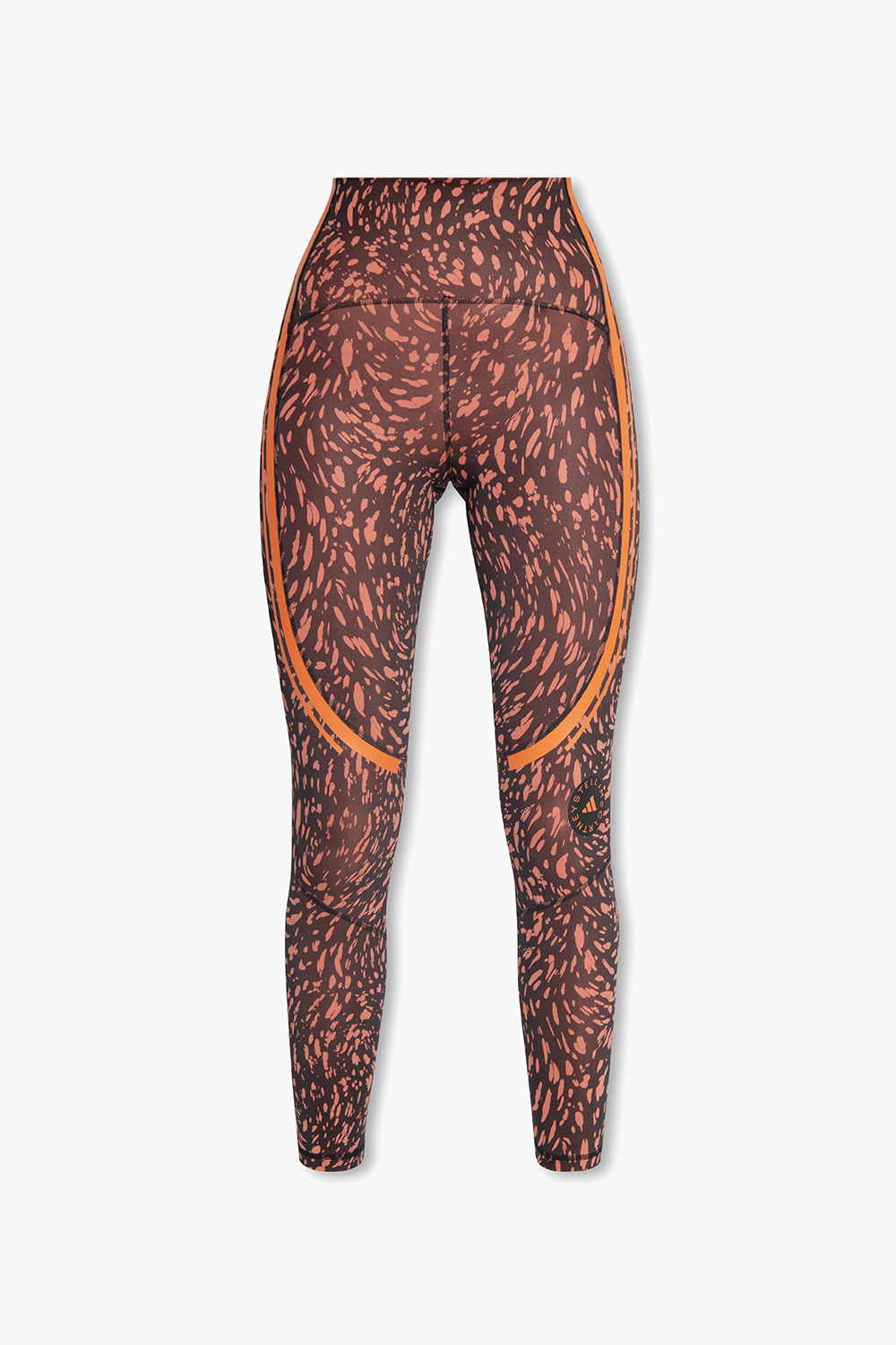 Orange Leggings with logo ADIDAS nyfw by Stella McCartney - adidas