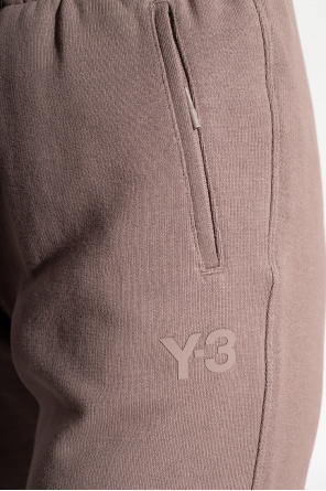 Y-3 Yohji Yamamoto Boy Cotton Black Jogger Pants With Logo