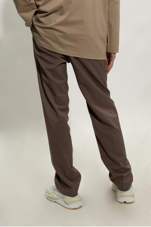 Running track pants Pleat-front trousers