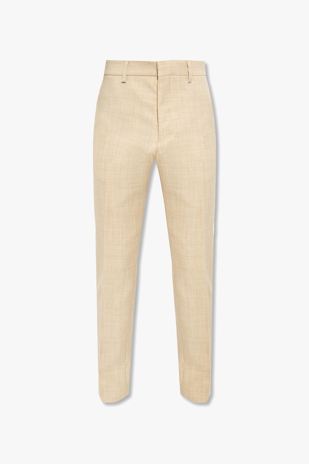 Norma Kamali Track Pants Wool pleat-front trousers