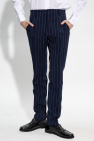 Ami Alexandre Mattiussi Pinstriped wool trousers