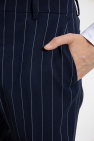 Ami Alexandre Mattiussi Pinstriped wool trousers