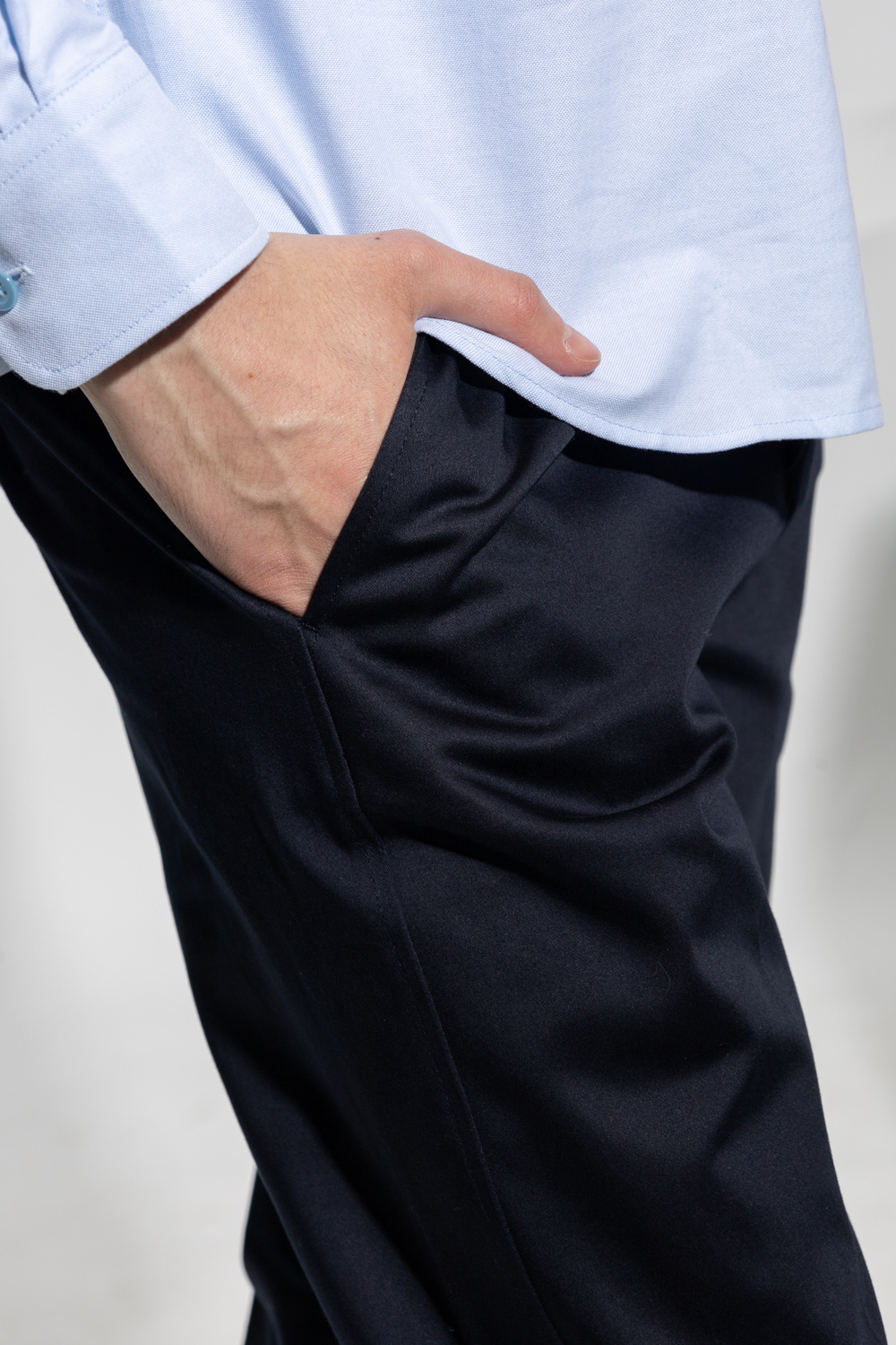 Legging Fit da palestra senza cuciture a contrasto Cotton trousers