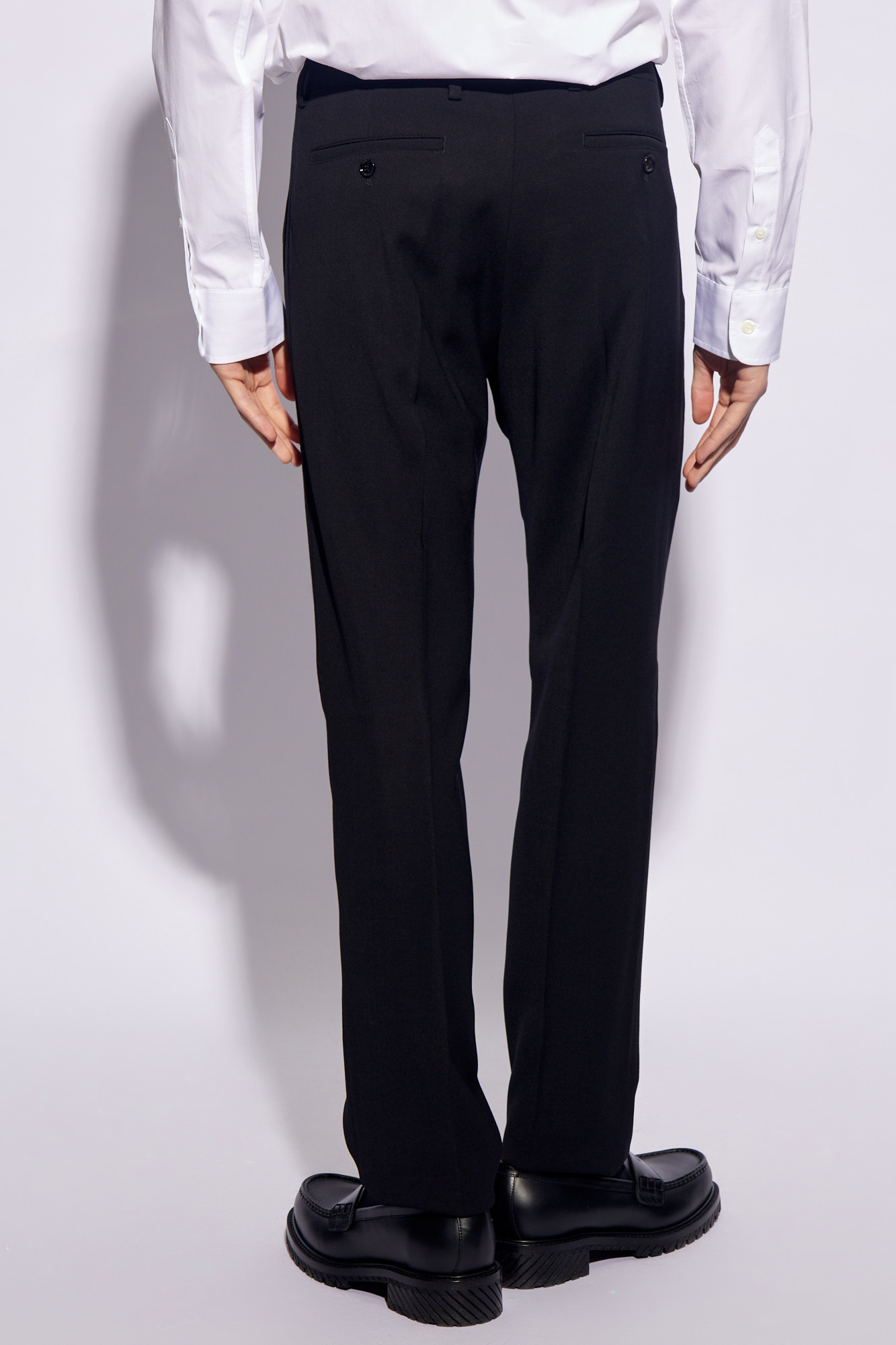 Loungeable Curve Short legging en tricot doux côtelé Grège Pleat-front trousers
