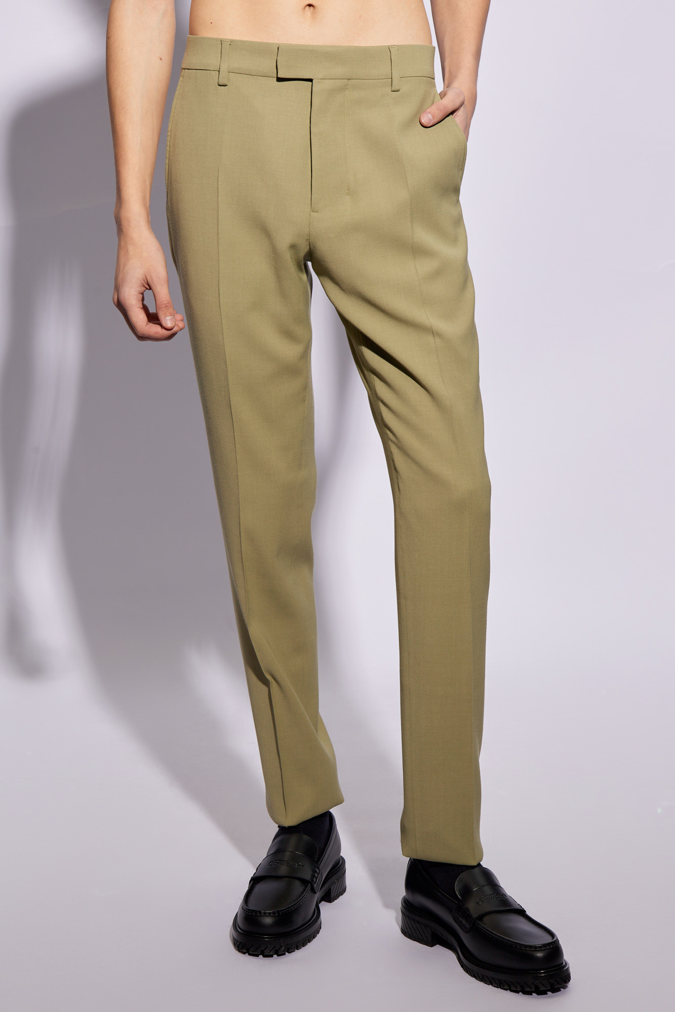 Ami Alexandre Mattiussi Pleat-front trousers