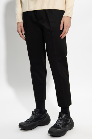 Leggings flare fit in velluto stretch Loose-fitting cotton trousers