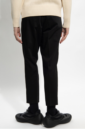 Leggings flare fit in velluto stretch Loose-fitting cotton trousers
