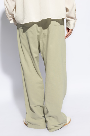 Leggings de cintura alta con aspecto de piel Cotton trousers by Leggings de cintura alta con aspecto de piel