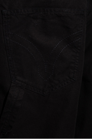 Kika Vargas Black Leana Midi Dress Cotton trousers