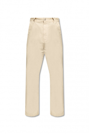 Denimist pinstripe long-sleeve shirt Bianco