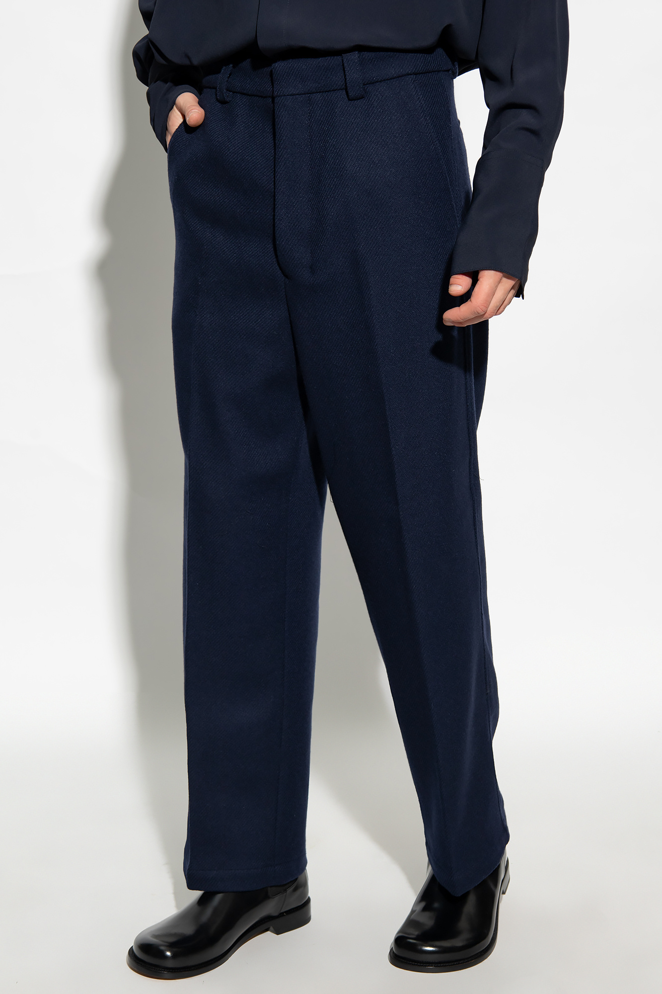 Ami Alexandre Mattiussi Pleat-front trousers