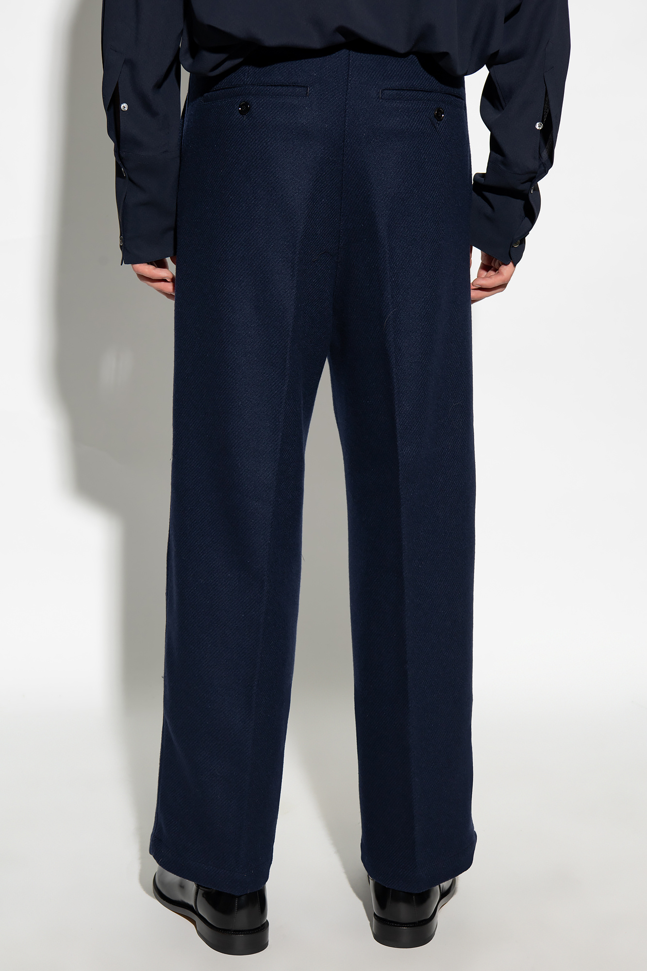 Ami Alexandre Mattiussi Pleat-front trousers