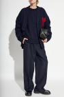 Ami Alexandre Mattiussi NAVY BLUE Creased trousers
