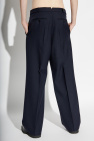 Ami Alexandre Mattiussi NAVY BLUE Creased trousers