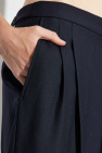 Ami Alexandre Mattiussi NAVY BLUE Creased trousers