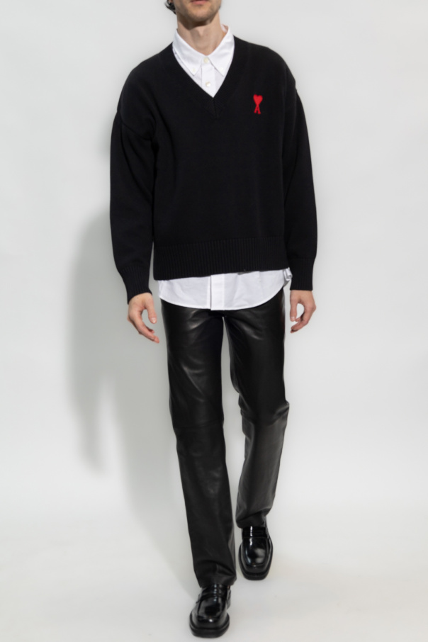 TOM TAILOR Jeans Troy nero Leather trousers