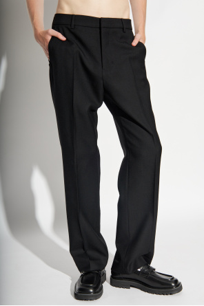 Ami Alexandre Mattiussi Wool trousers with crease