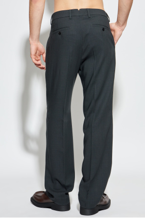 Ami Alexandre Mattiussi Pantalones de lana con raya planchada