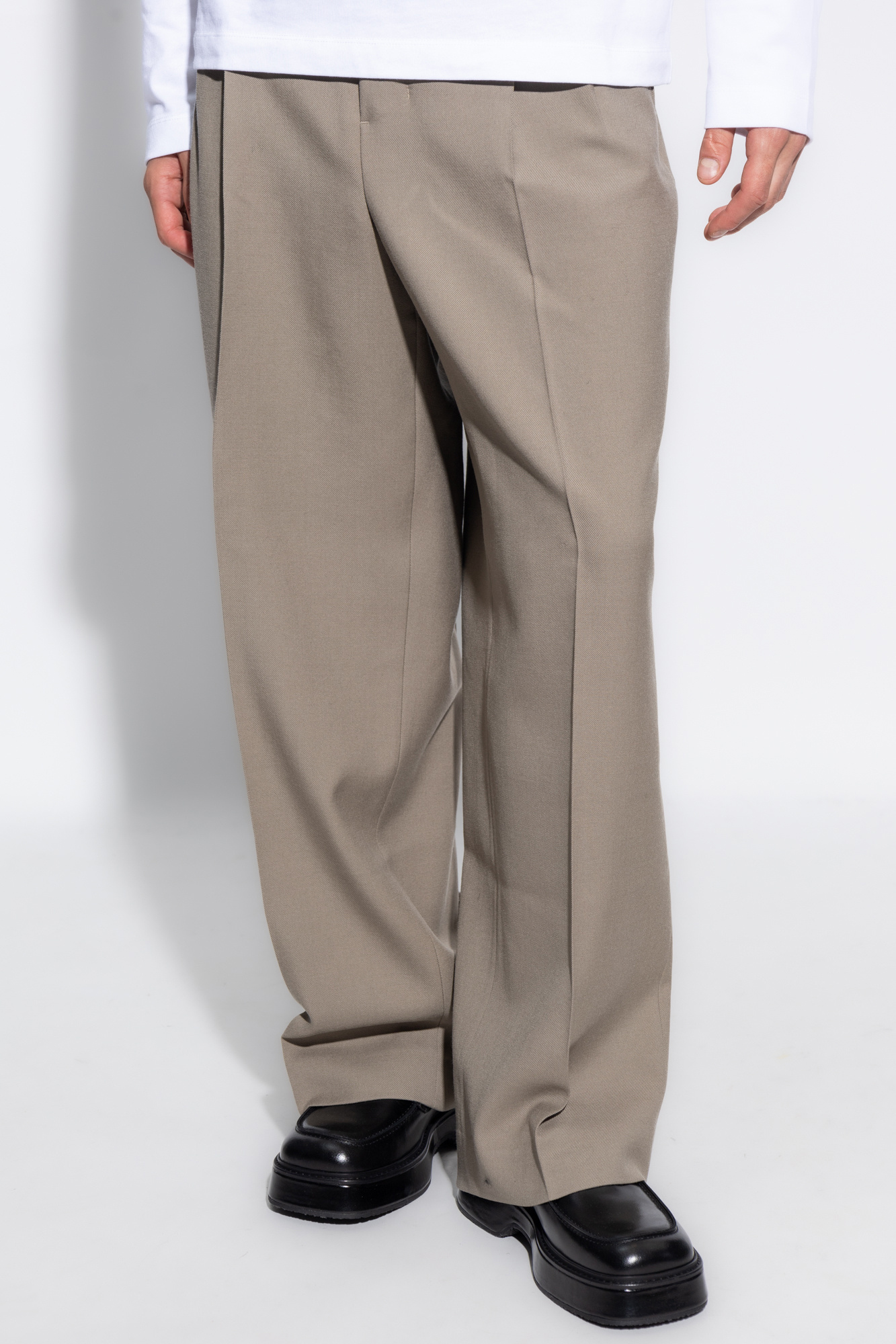 Ami Alexandre Mattiussi Pleat-front trousers